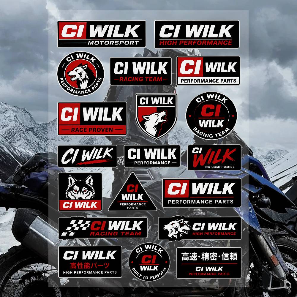 Streetwear Brand Stickers - Set di Adesivi A-ci Wh-Ig-LK-g Streetwear,