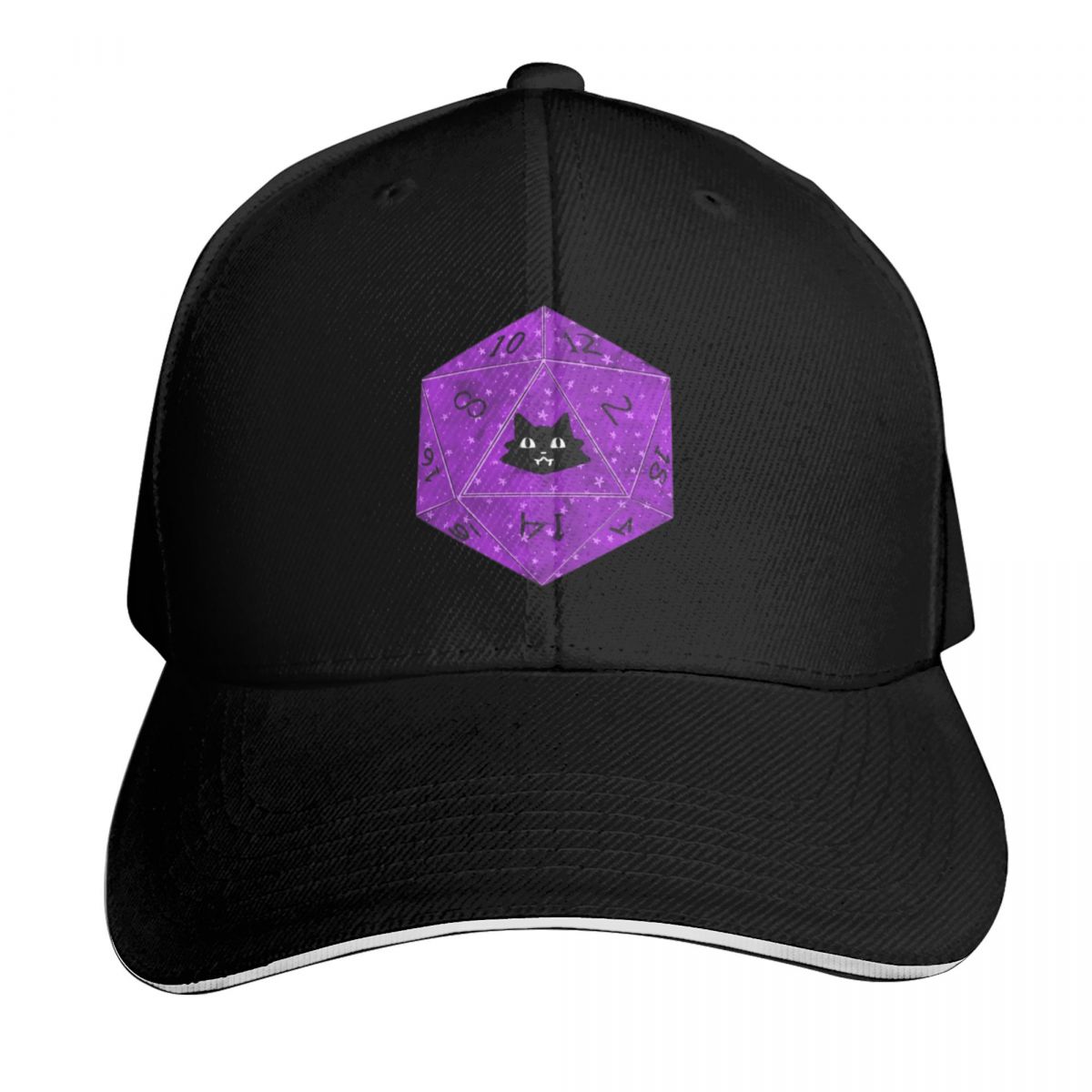 Streetwear Brand Cat - Cappellino da baseball D20 Black Cat,