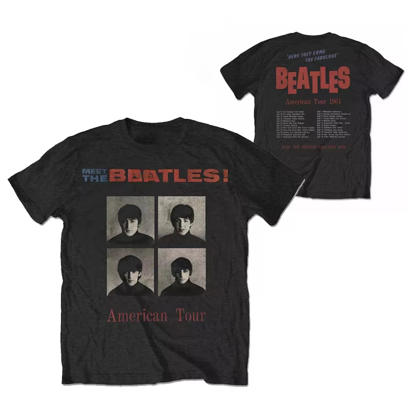 Streetwear Brand Popular - T-shirt Casual The Beatles Lennon Band