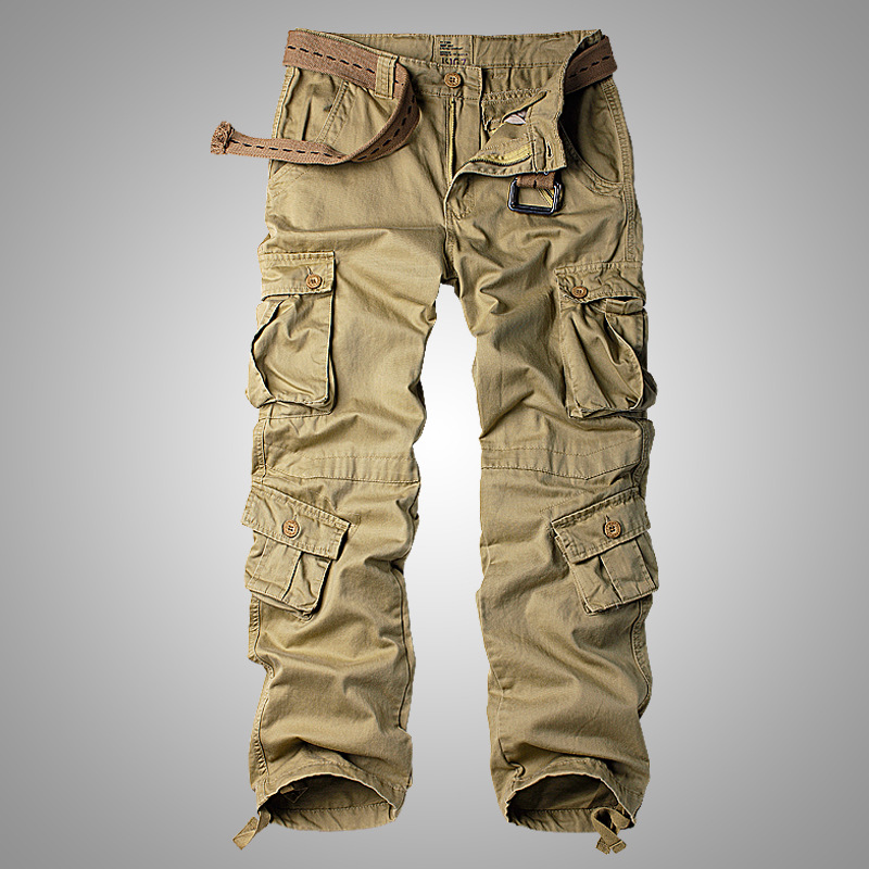 Corteiz Cargo Pant - Pantaloni cargo neri rossi a 8
