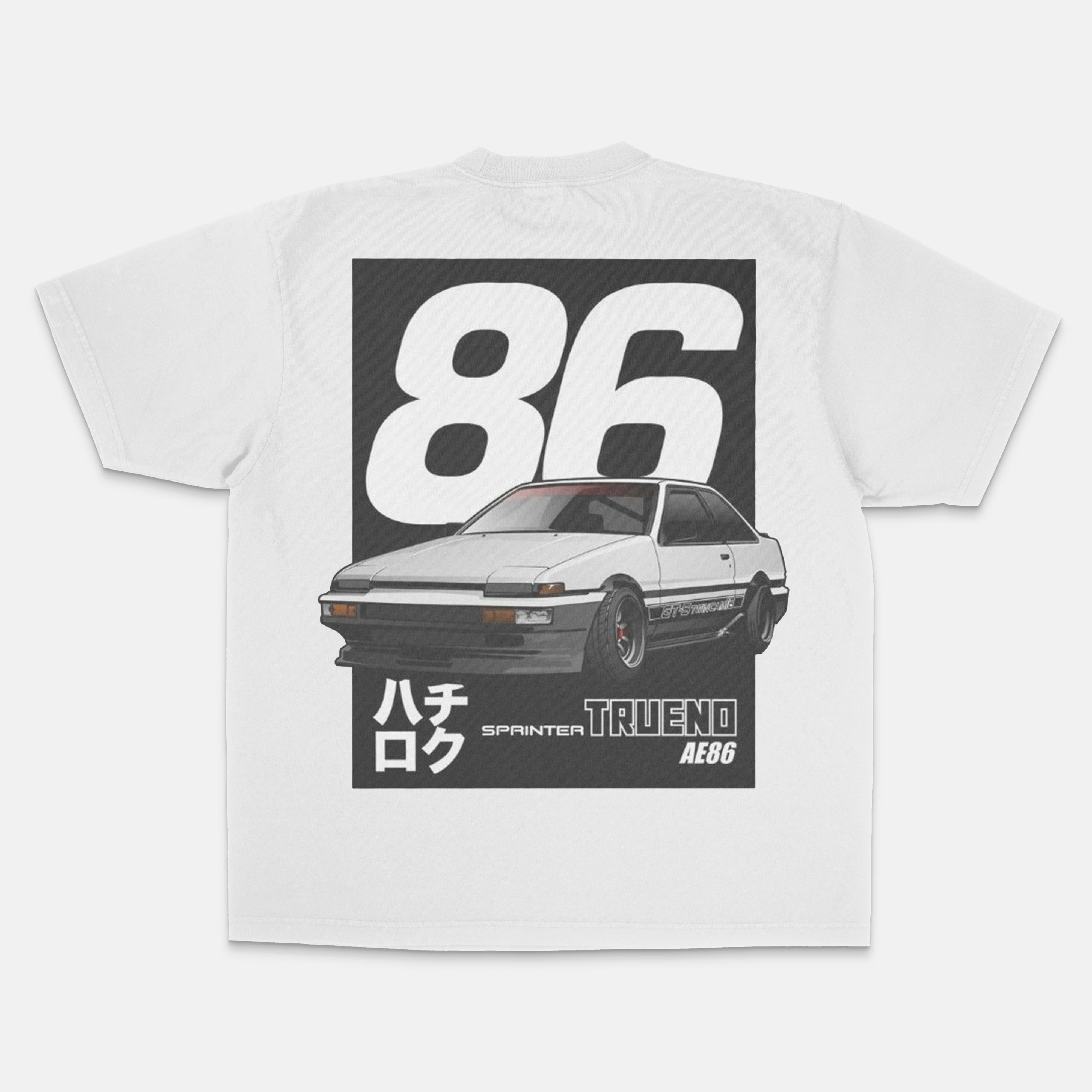 Streetwear Brand Model - T-Shirt con Tema Anime Giapponese Initial