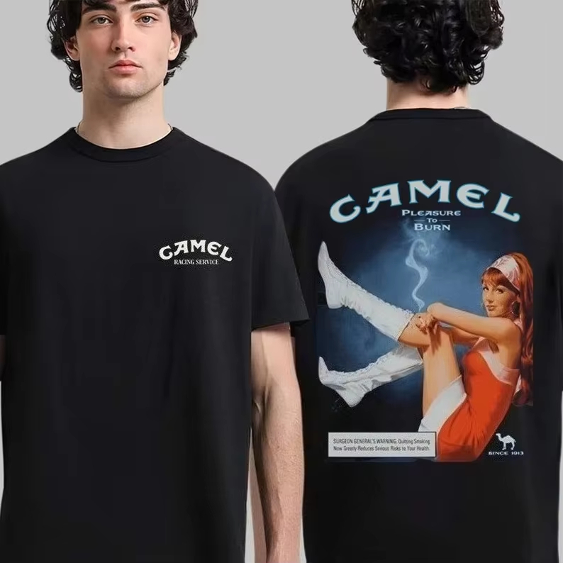T-shirt bianca vintage con sta - Streetwear Brand Popular recensione e prezzo