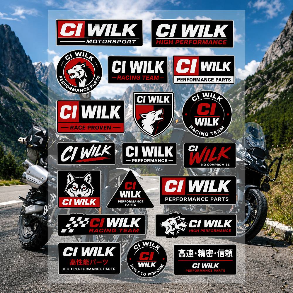 Set di Adesivi A-ci Wh-Ig-LK-g - Streetwear Brand Stickers recensione e prezzo