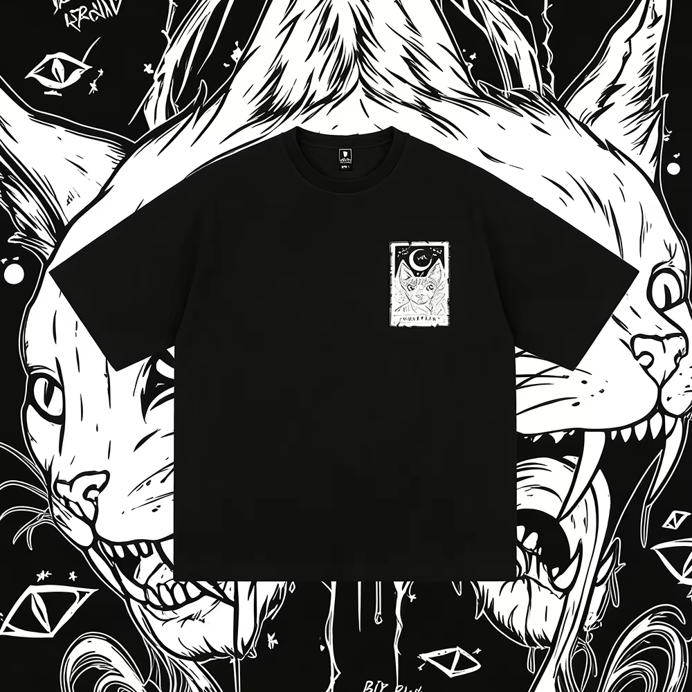 IL GATTO DELLA LUNA ​ ​ T-shir - Streetwear Brand Cat recensione e prezzo