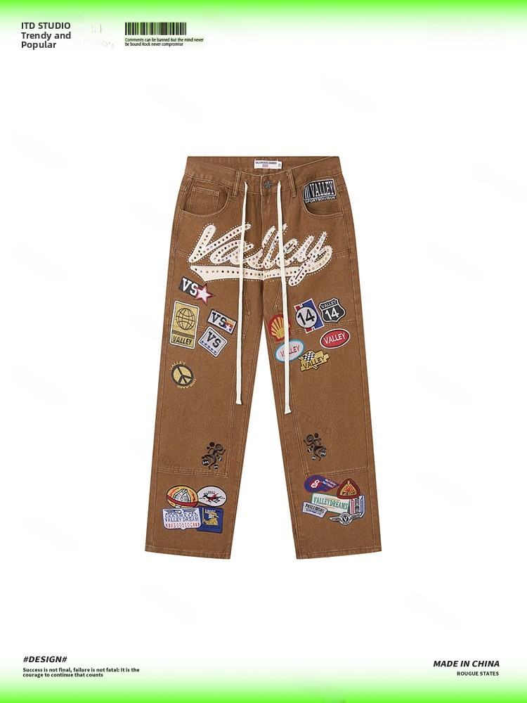 Jeans da Uomo VALLEY Ricamati, - Valley Streetwear Brand recensione e prezzo