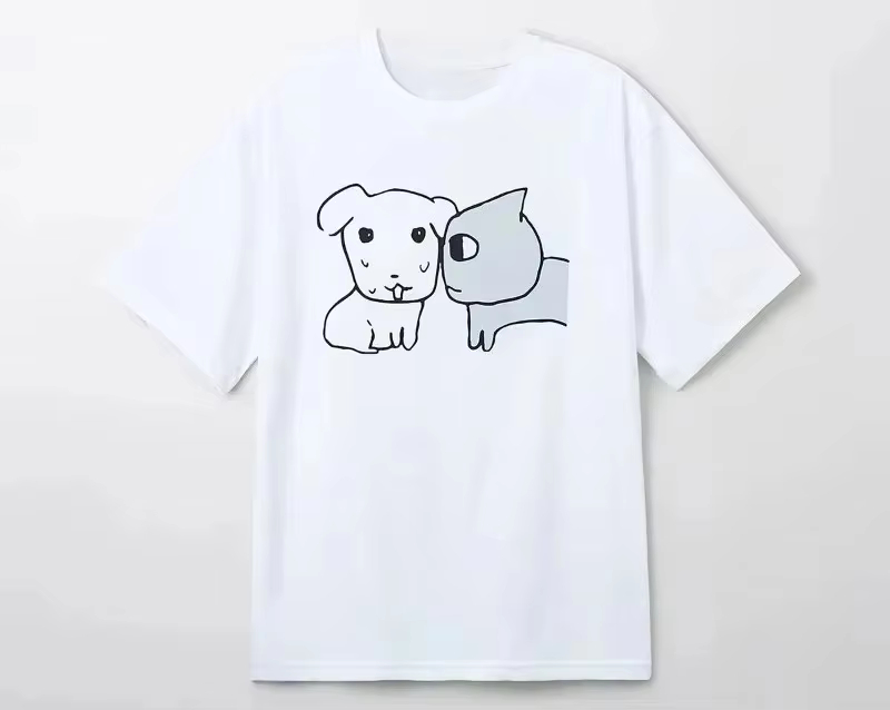 T-shirt in cotone con grafica  - Streetwear Brand Cat recensione e prezzo