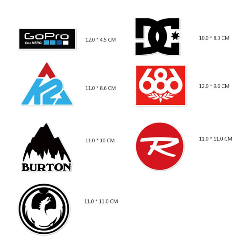 Set di 7 Adesivi Decorativi pe - Streetwear Brand Stickers recensione e prezzo