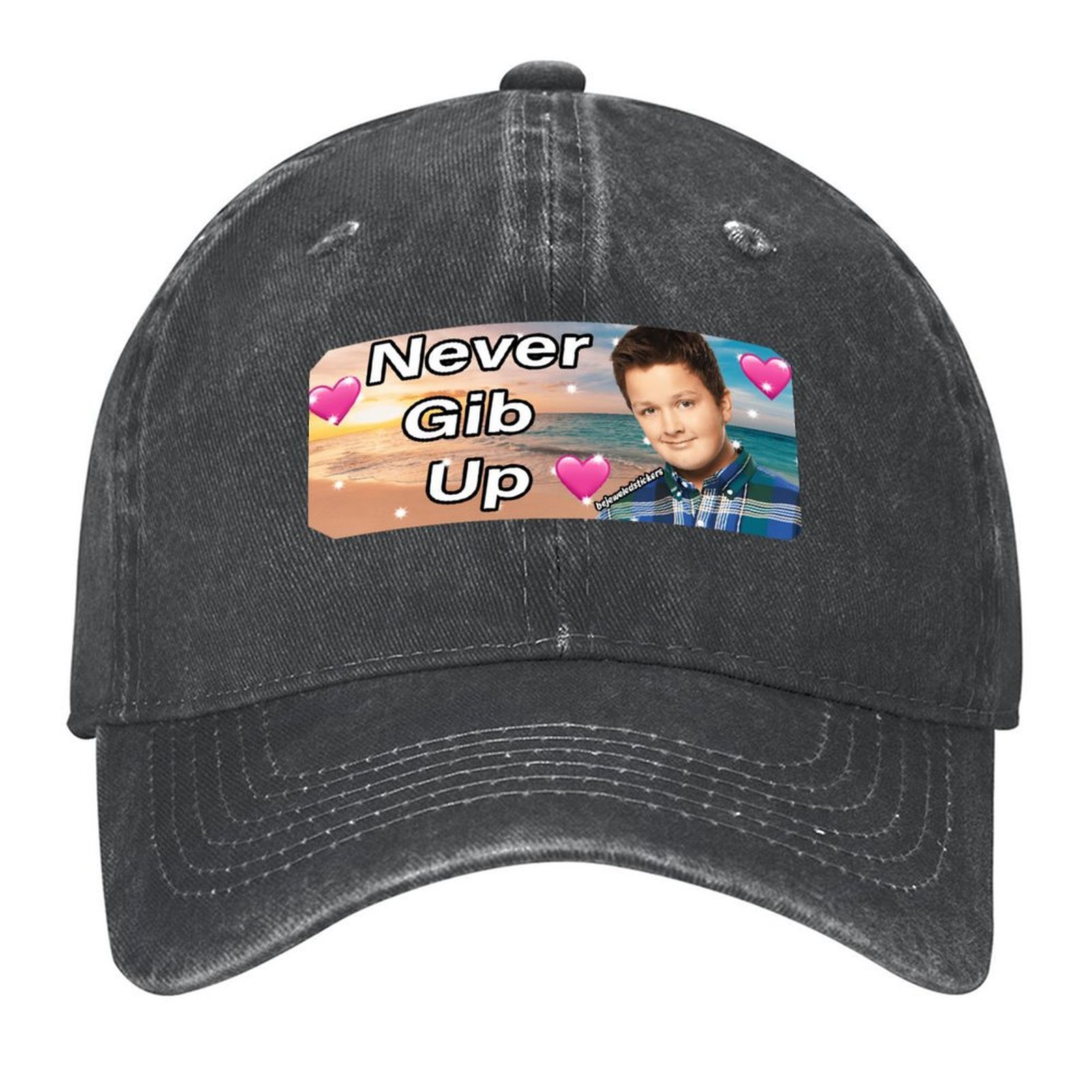 Never gib up adesivo paraurti  - Streetwear Brand Hats recensione e prezzo