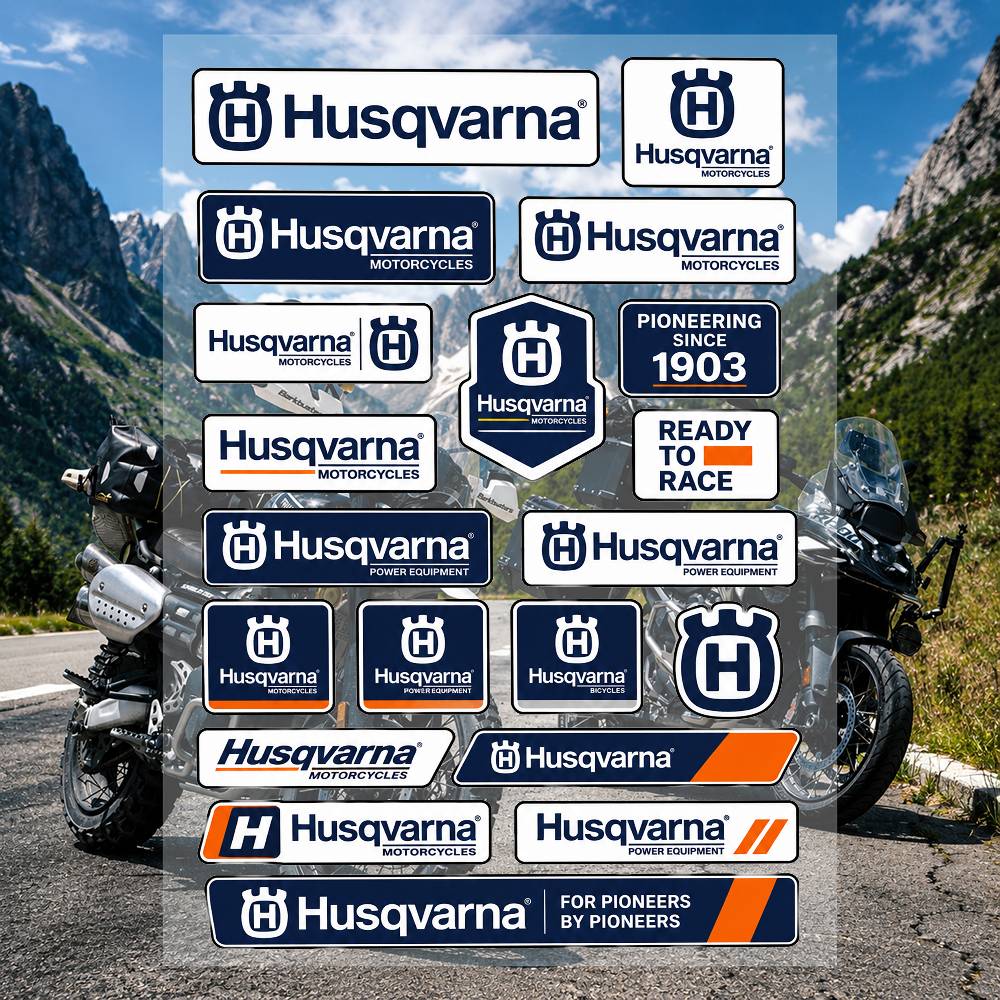 Set di Adesivi A-Husq-svasr-na - Streetwear Brand Stickers recensione e prezzo